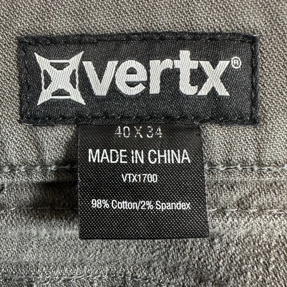Vertx Defiance Tactical Pants Gusseted Grey Stretch 40x34 (38x33) Work VTX1700